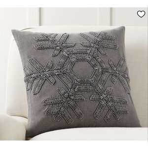 Pottery Barn Snowflake Pillow Cover